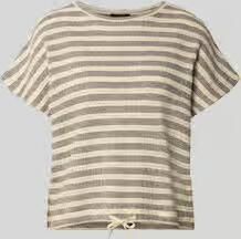Opus T-shirt met structuurpatroon model 'Sedopa'
