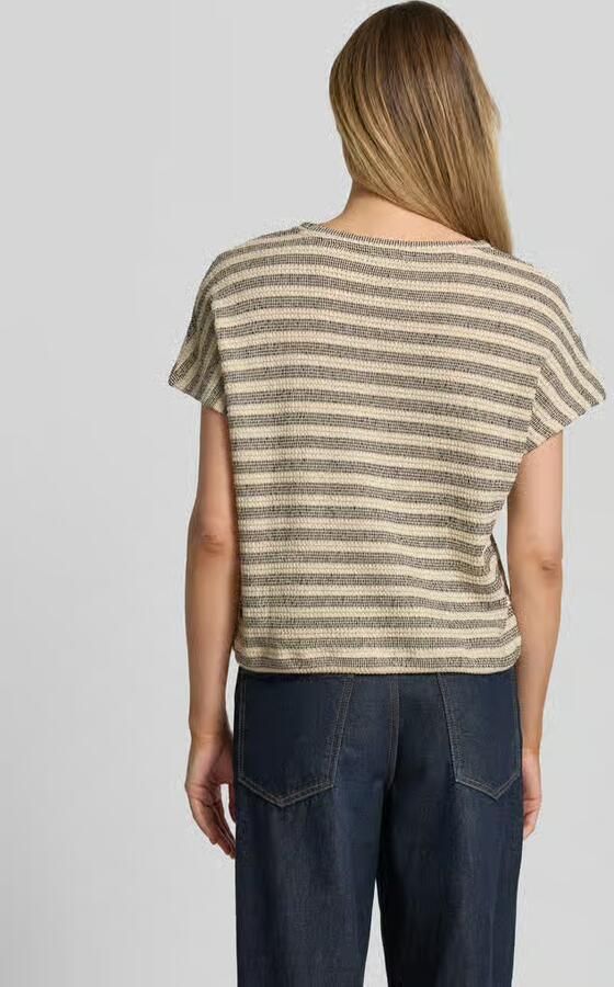 Opus T-shirt met structuurpatroon model 'Sedopa' - Foto 3