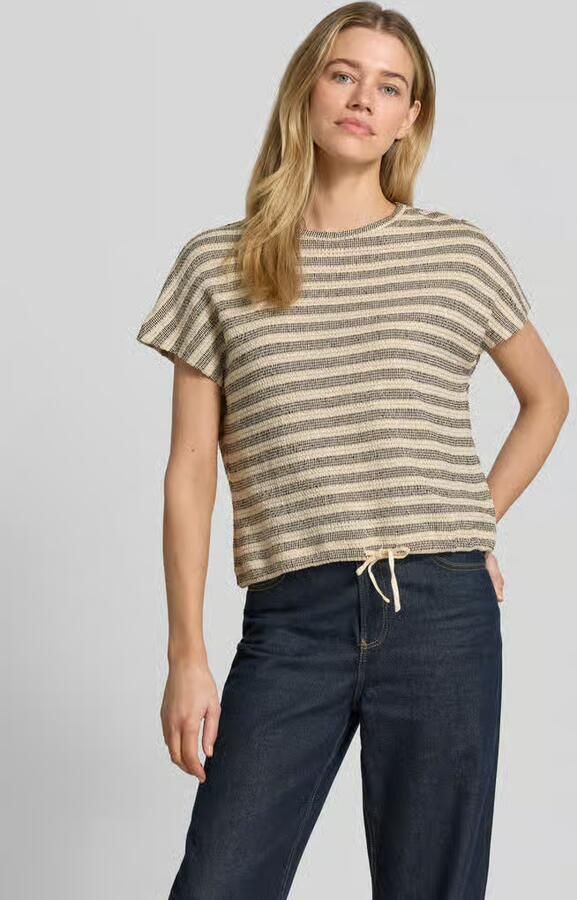 Opus T-shirt met structuurpatroon model 'Sedopa' - Foto 2