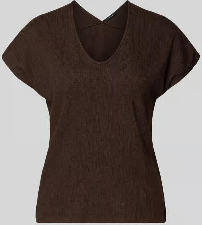 Opus T-shirt met structuurpatroon model 'Sirukus' - Foto 2