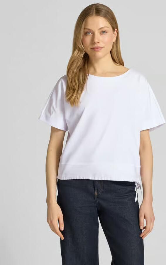 Opus T-shirt met trekkoord model 'Sarzi' - Foto 4