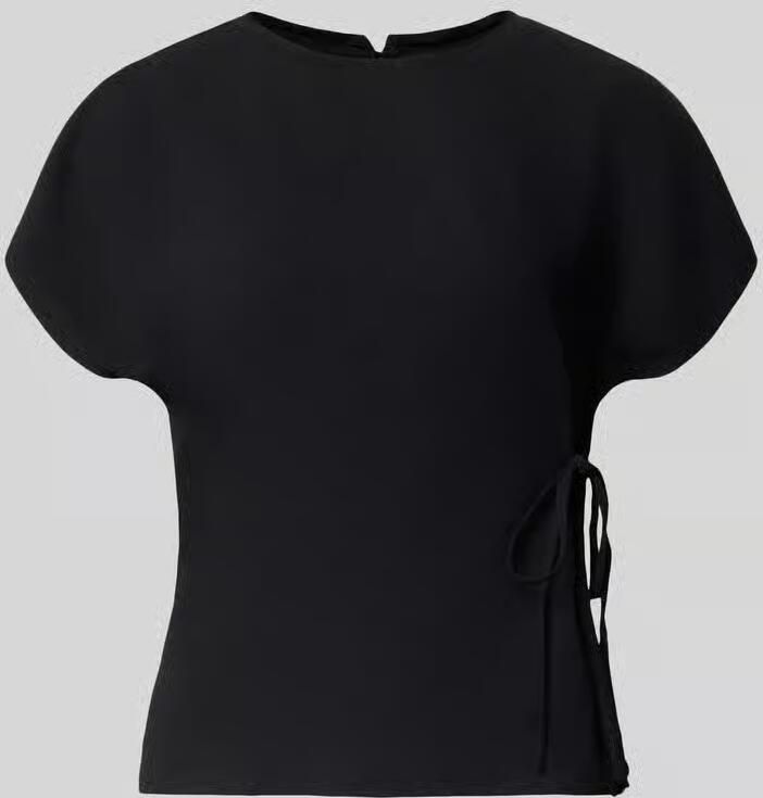Opus T-shirt met zijdelingse vetersluiting model 'Sifem'