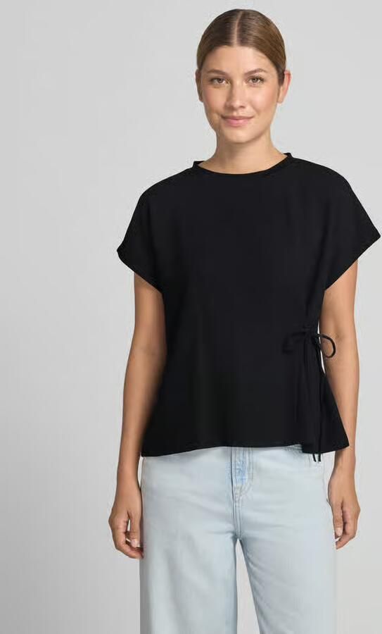 Opus T-shirt met zijdelingse vetersluiting model 'Sifem' - Foto 4