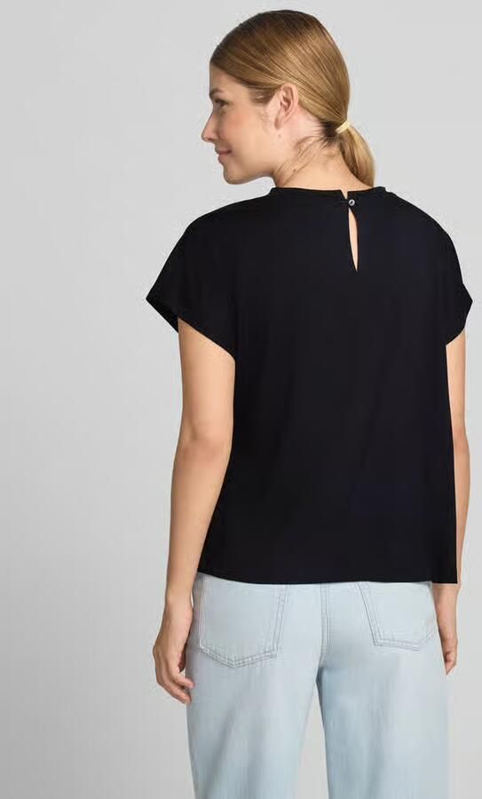 Opus T-shirt met zijdelingse vetersluiting model 'Sifem'