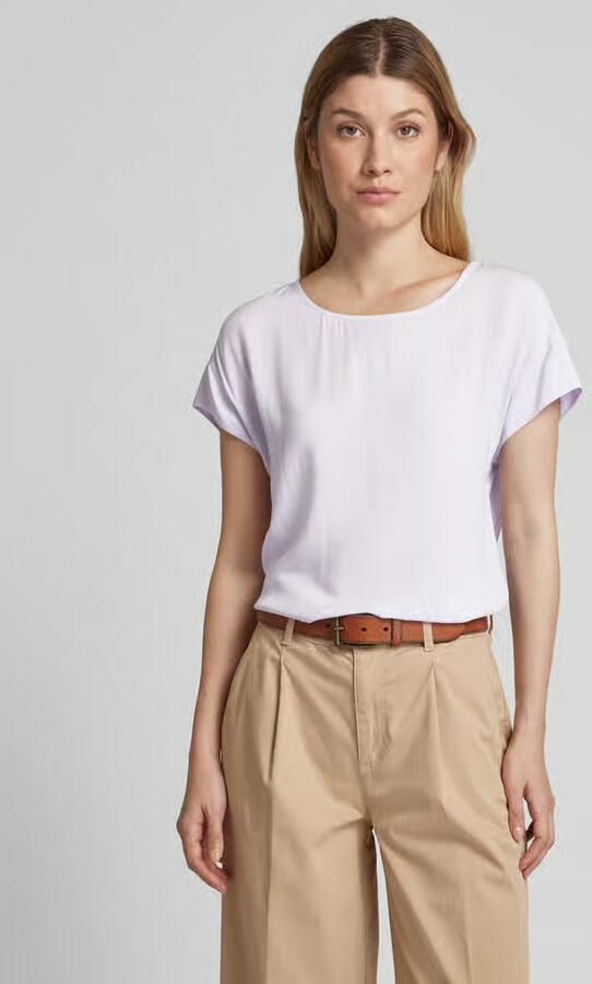 Opus T-shirt van viscose in effen design model 'Skita soft' - Foto 2