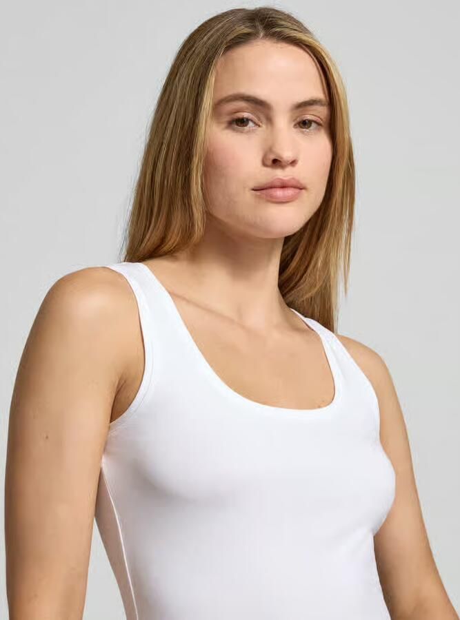 Opus Tanktop van een mix van katoen en elastaan - Foto 5