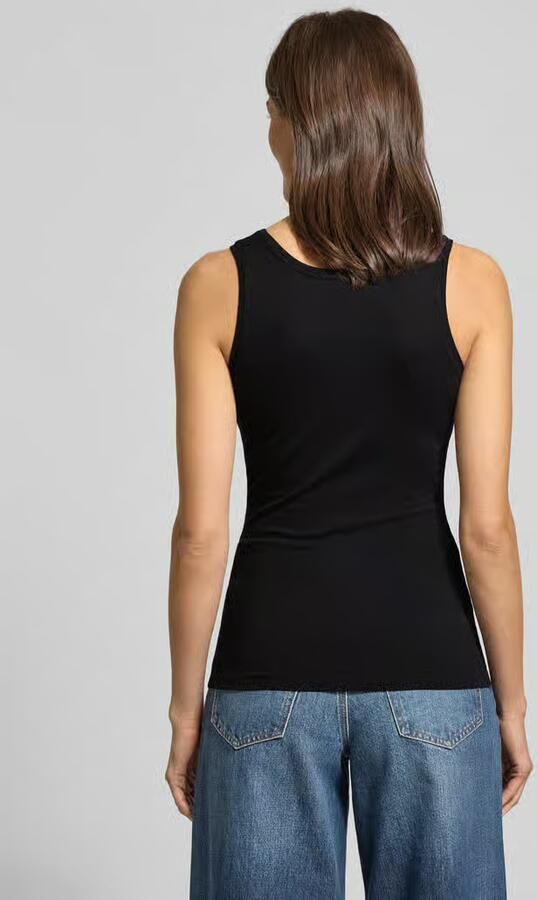 Opus Tanktop van een mix van katoen en elastaan