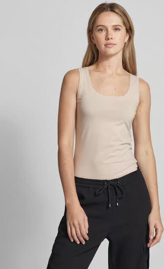 Opus Stijlvolle mouwloze tops voor vrouwen Beige Dames - Foto 2