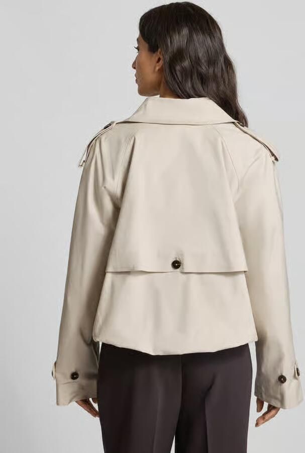Opus Trenchcoat met platte kraag Model 'Hawena'