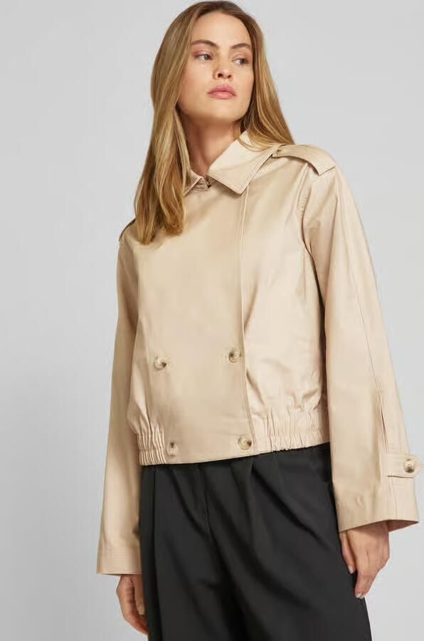 Opus Trenchcoat met steekzakken opzij model 'Hedie' - Foto 6