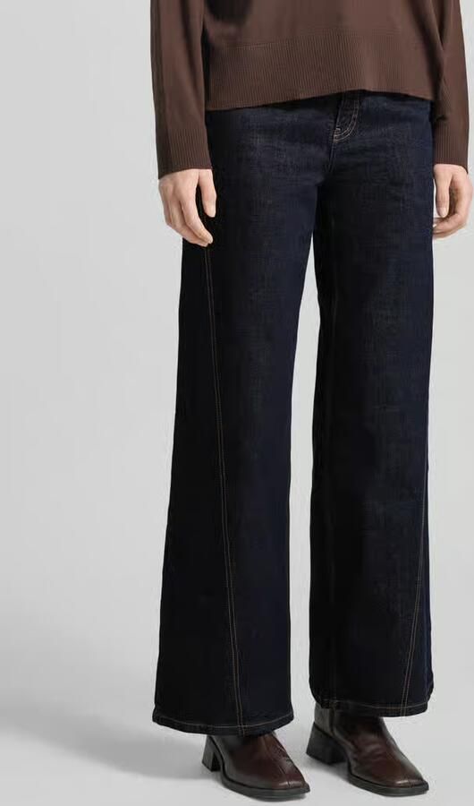 Opus Wide fit jeans met steekzakken model 'Miva sense' - Foto 2