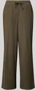 Opus wide fit stoffen broek met structuurpatroon model 'Mileni'