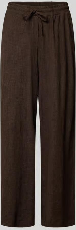Opus wide fit stoffen broek met structuurpatroon model 'Mileni' - Foto 2