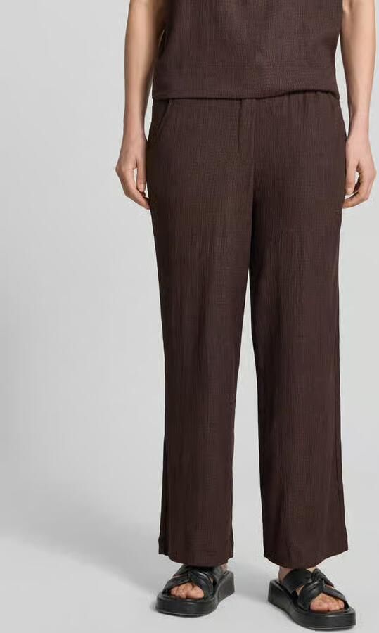 Opus wide fit stoffen broek met structuurpatroon model 'Mileni' - Foto 3