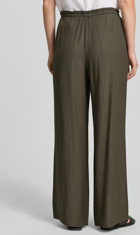 Opus wide fit stoffen broek van viscosemix model 'Marou'