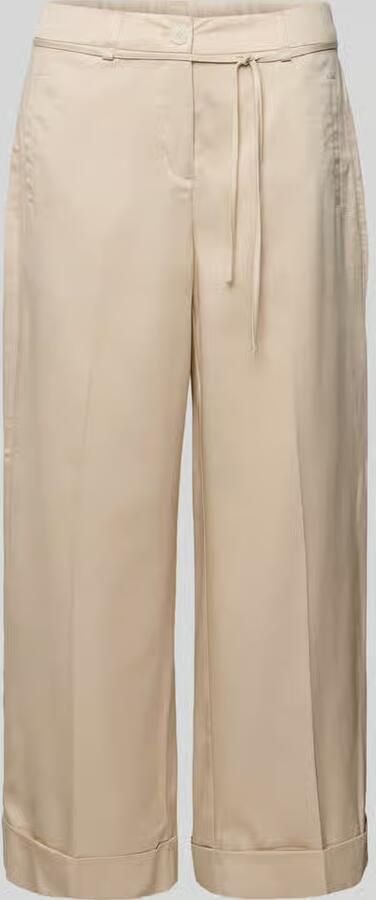 Opus wide leg broek met strikceintuur model 'Meeri bloom' - Foto 2