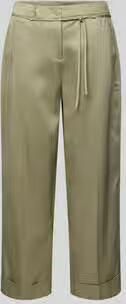 Opus wide leg broek met strikceintuur model 'Meeri bloom'