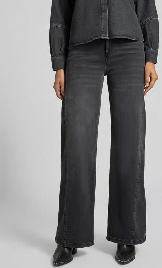 Opus Wide leg jeans met 5-pocketmodel model 'Miva' - Foto 2