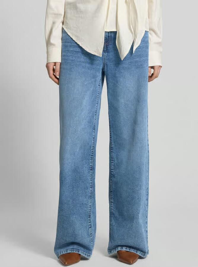 Opus Wide leg jeans met steekzakken model 'Miva coastal' - Foto 2