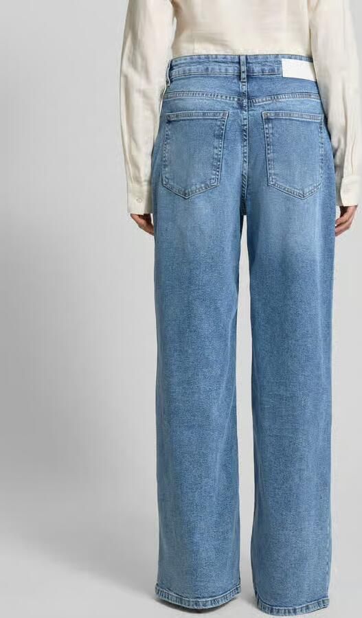 Opus Wide leg jeans met steekzakken model 'Miva coastal' - Foto 3