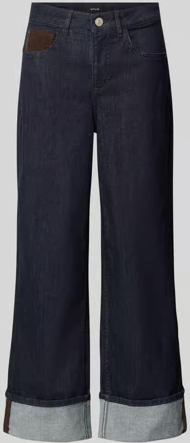 Opus Wide leg jeans van katoenmix model 'Miva city'