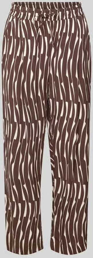 Opus Wide leg stoffen broek van viscose model 'Marou bamboo' - Foto 3