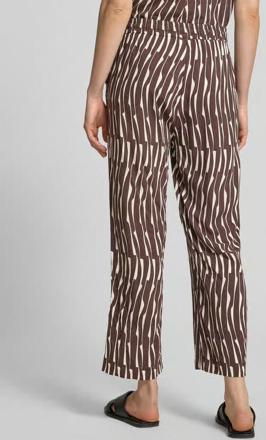 Opus Wide leg stoffen broek van viscose model 'Marou bamboo' - Foto 3