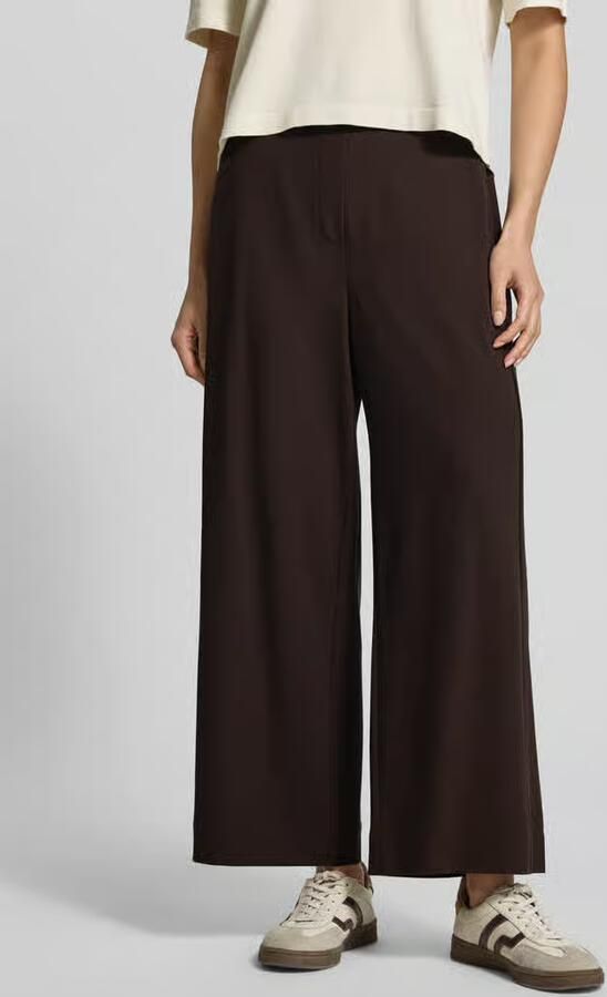 Opus Wide leg wijdte broek met viscosemodel model 'Misha edit' - Foto 3
