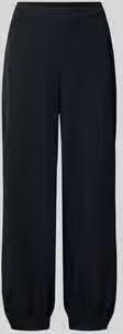 Opus Wijd vallende broek met viscose model 'Myha balloon'