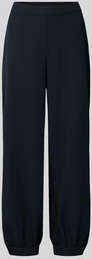 Opus Wijd vallende broek met viscose model 'Myha balloon'