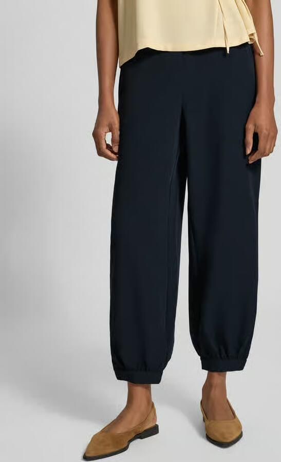 Opus Wijd vallende broek met viscose model 'Myha balloon' - Foto 2