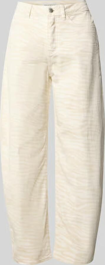 OPUS PANTS Barrel fit jeans met dierenprint model 'Mari Clear Zebra' - Foto 2