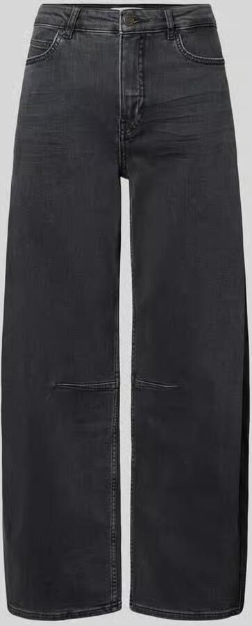 OPUS PANTS Barrel jeans van katoenmix met deelingsnaden model 'Mari Vega'