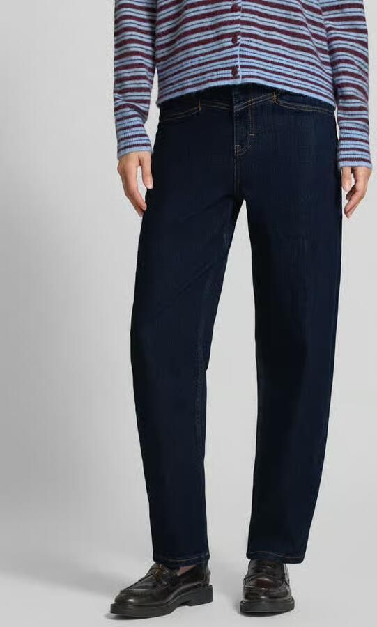 OPUS PANTS Barrel jeans van katoenmix model 'Mari Cosmo' - Foto 3