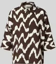 OPUS PANTS Blouse van viscosemix met 3 4-mouw model 'FAWEN'