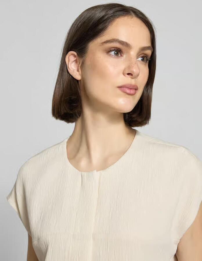 OPUS PANTS Blouse van viscosemix met steekzakken model 'Wenali'