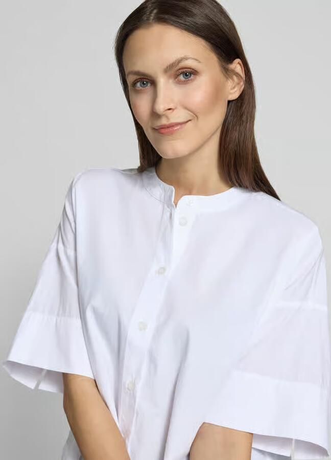 OPUS PANTS Boxy fit blouse met ronde hals model 'Fibana'