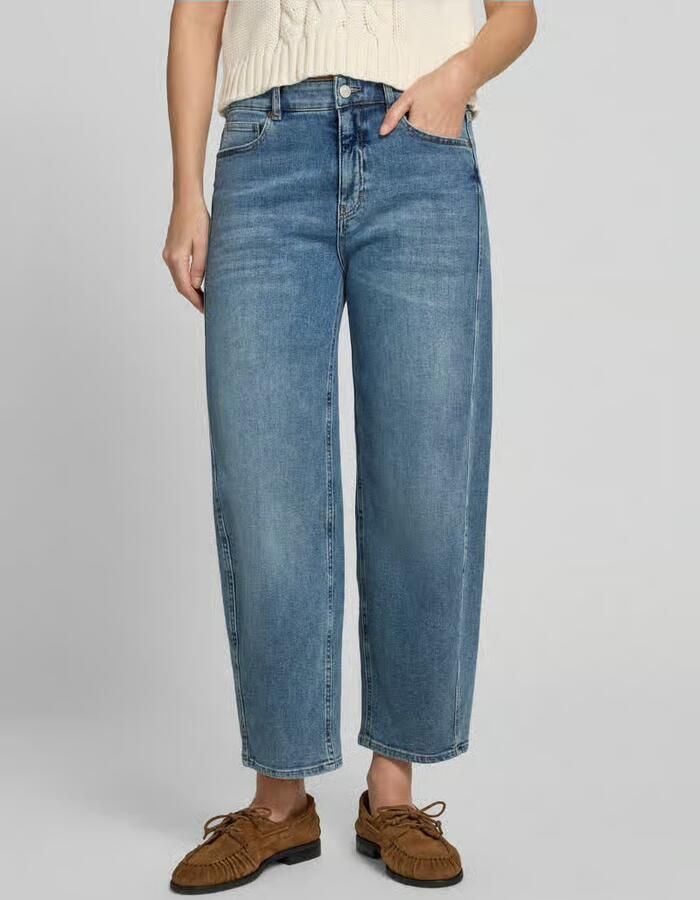 OPUS PANTS Curved Barrel jeans van katoenmix model 'Meni moon' - Foto 3