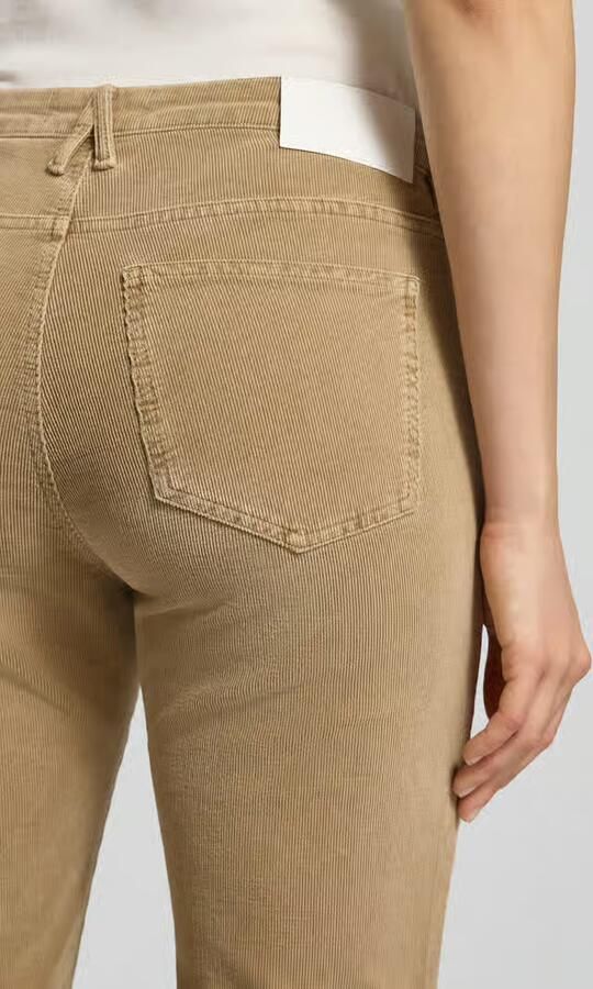 OPUS PANTS Flared fit corduroy broek in 5-pocketmodel model 'Enja'