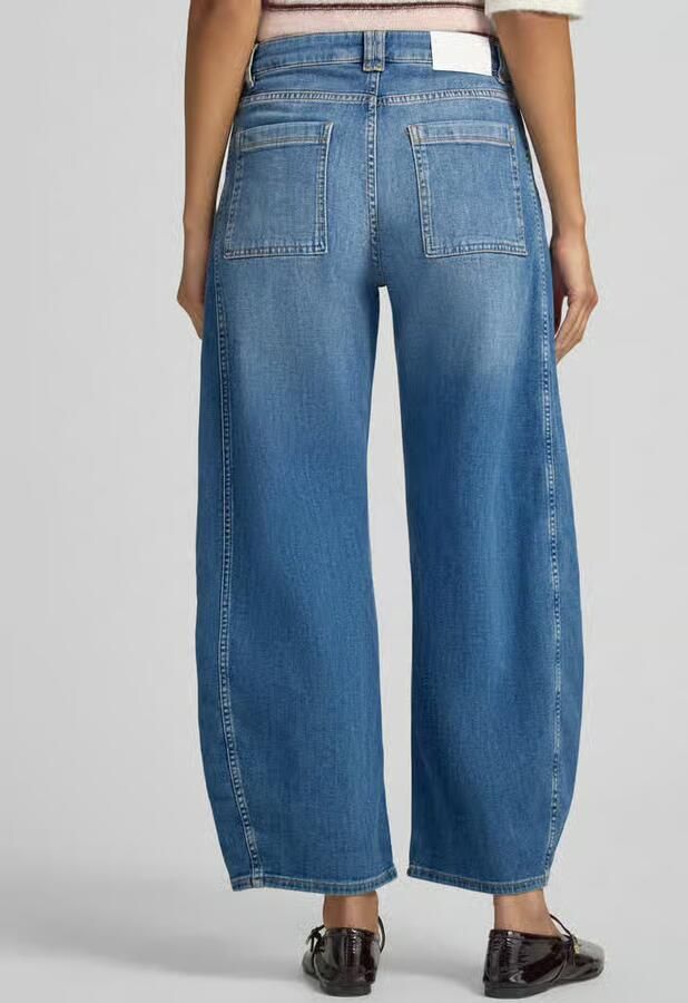 OPUS PANTS High waist barrel jeans met deelnaden - Foto 2
