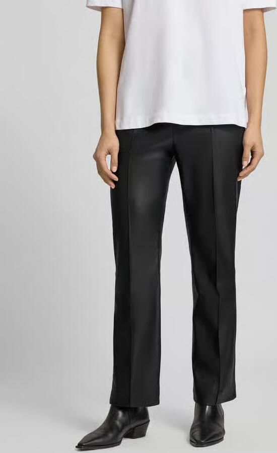 OPUS PANTS Loose fit broek in lederlook model 'Luane' - Foto 2