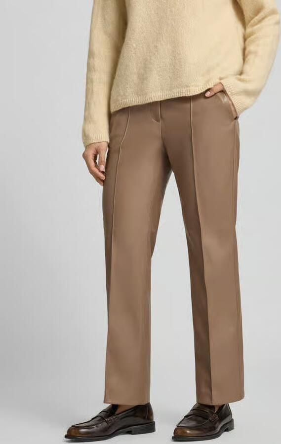 OPUS PANTS Loose fit broek in lederlook model 'Luane' - Foto 2