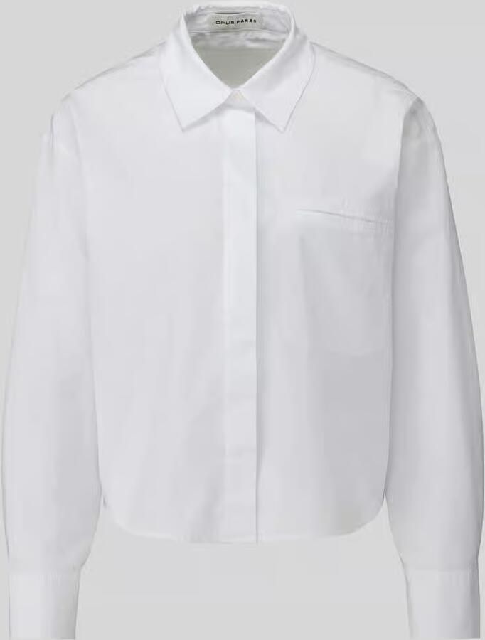 OPUS PANTS Loose fit overhemdblouse van pure katoen model 'Femi' - Foto 2