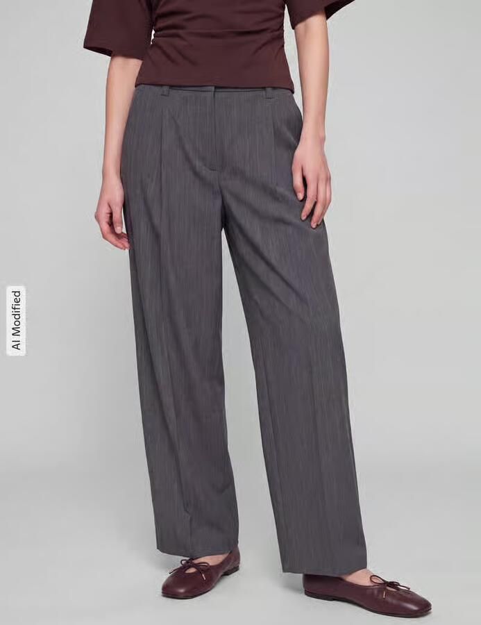 OPUS PANTS Regular fit recht broek met viscosemodel model 'Moira Bloom' - Foto 3