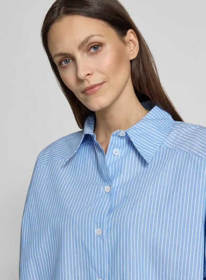 OPUS PANTS Relaxed fit overhemdblouse van puur katoen model 'Fionne'