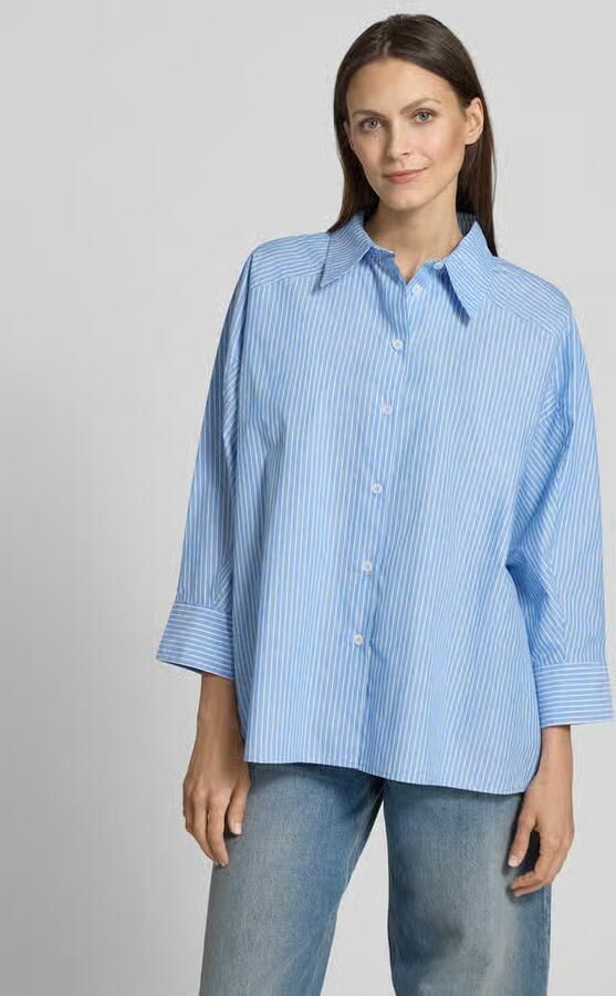 OPUS PANTS Relaxed fit overhemdblouse van puur katoen model 'Fionne' - Foto 4