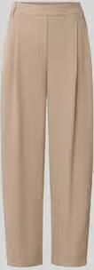 OPUS PANTS relaxed fit rechte broek met bandplooien model 'Metta'