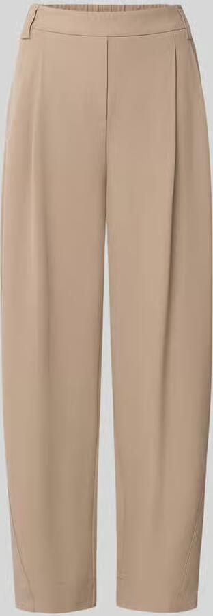 OPUS PANTS relaxed fit rechte broek met bandplooien model 'Metta'