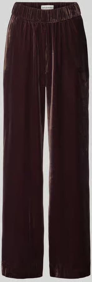 OPUS PANTS Stoffen broek met elastische band model 'Mucia'