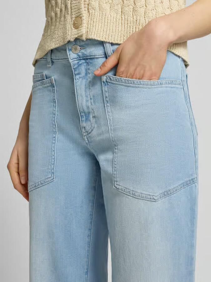 OPUS PANTS straight fit jeans met opgestikte zakken model 'Melly'